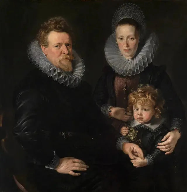 Portrait of a married couple with a child - Peter Paul Rubens