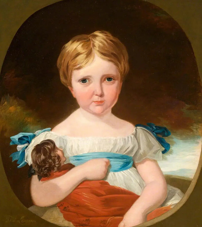 Portrait of a Child with a Doll - Thomas Lawrence