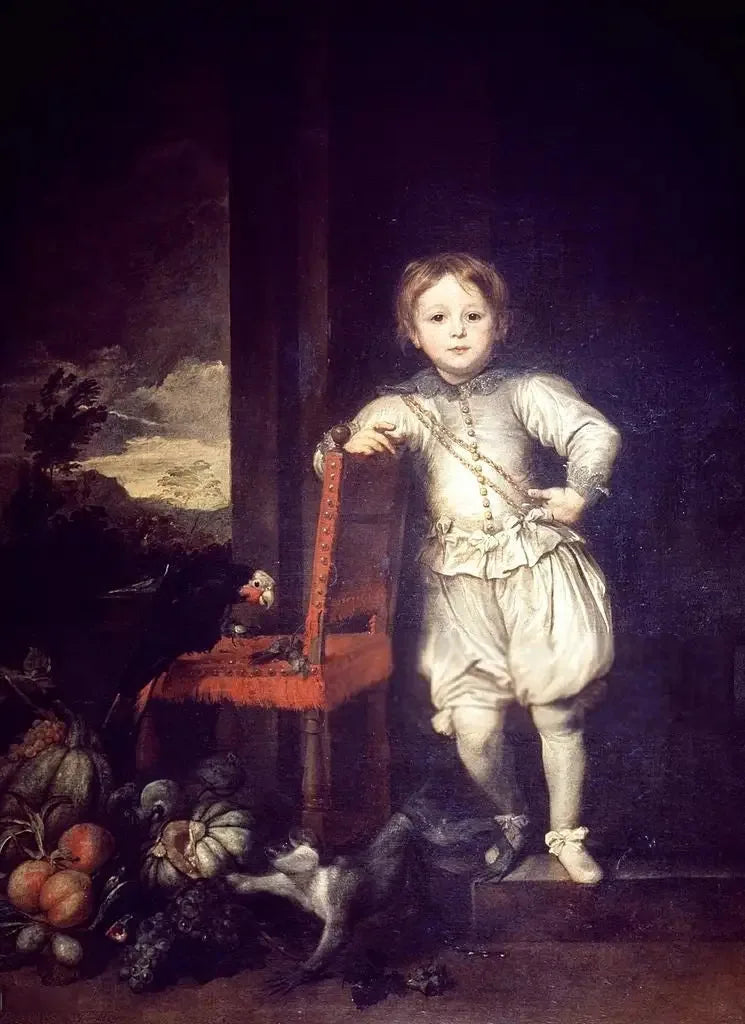 Portrait of a Child in White - Antoine van Dyck