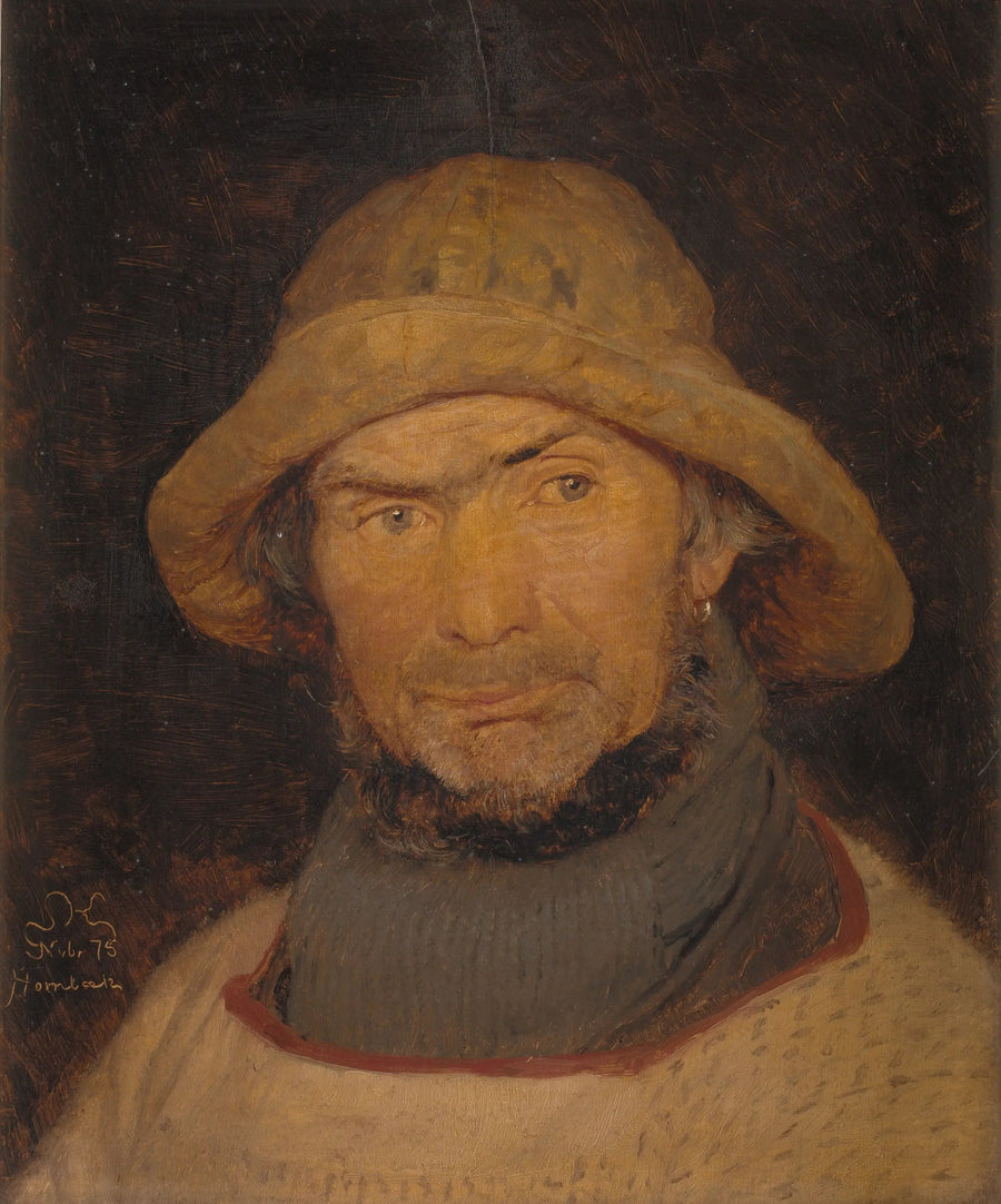 Portrait of a Fisherman from Hornbæk - Peder Severin Krøyer