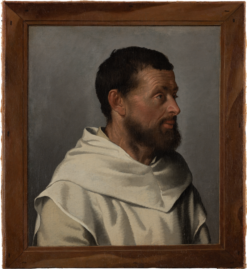 Portrait of a Secular Brother - Giovanni Battista Moroni