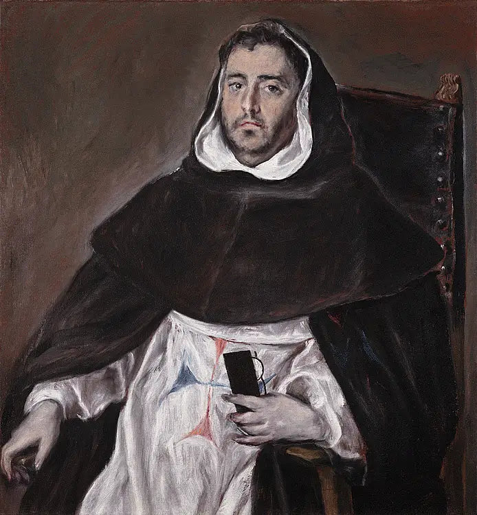 Portrait of a Trinitarian Brother - El Greco