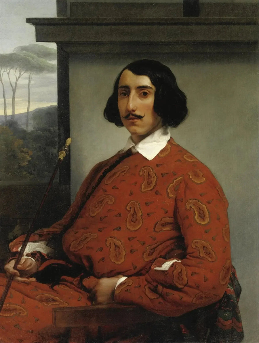 Portrait of a Gentleman (Duke Manolo Nuňez Falcò) - Francesco Hayez
