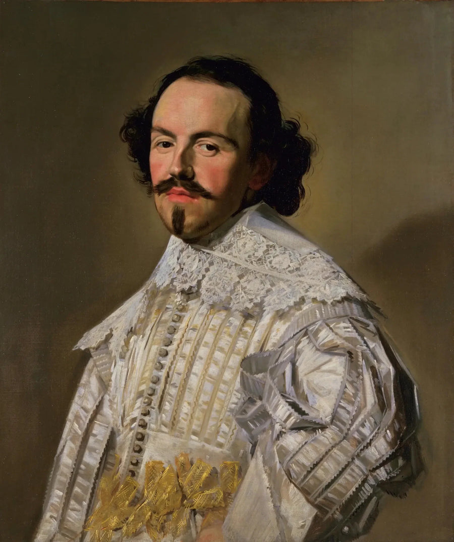 Portrait of a Gentleman in White - Frans Hals