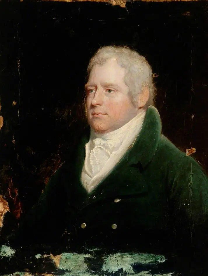 Portrait of a Gentleman in a Blue Coat - Henry Raeburn