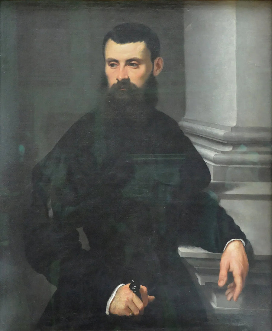 Portrait of a Gentleman, Hand on Sword - Jacopo Tintoretto