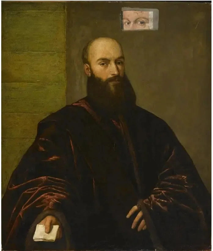 Portrait of a Venetian Gentleman (overpainted) - Titian