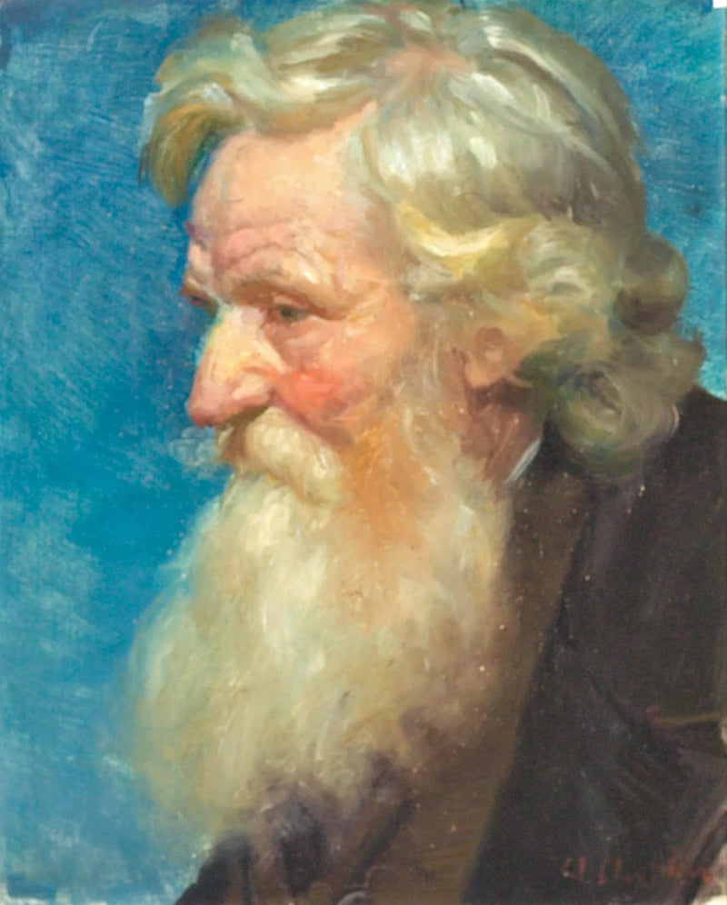 Portrait of a gentleman. -Anna Ancher
