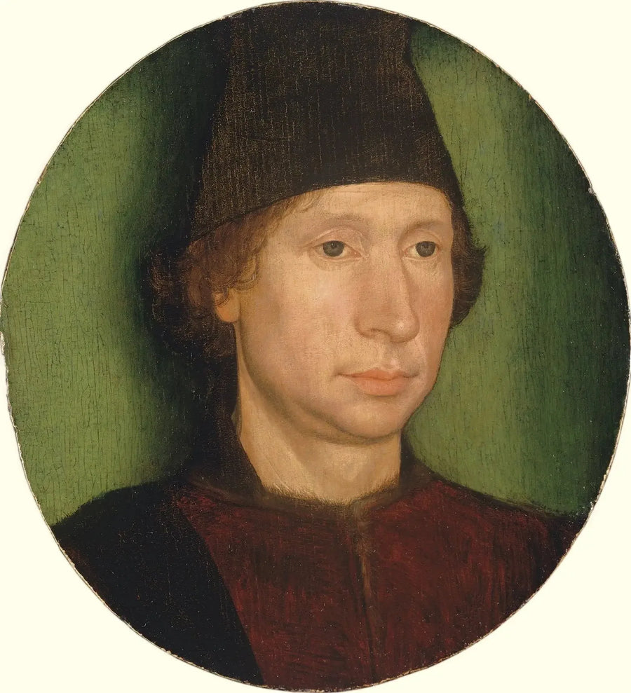 Portrait of a man with a black cap - Hans Memling