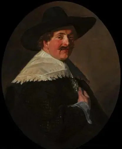 Portrait of a seated man - Frans Hals