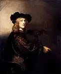 Portrait of a Man with a Falcon - Rembrandt