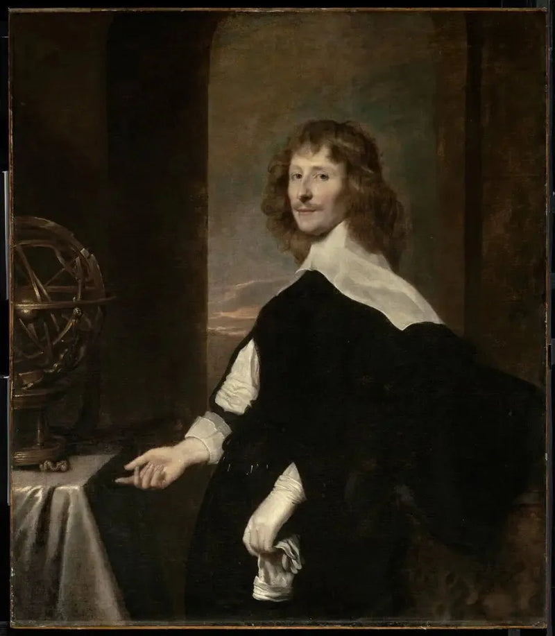 Portrait of a man with an armillary sphere - Antoine van Dyck