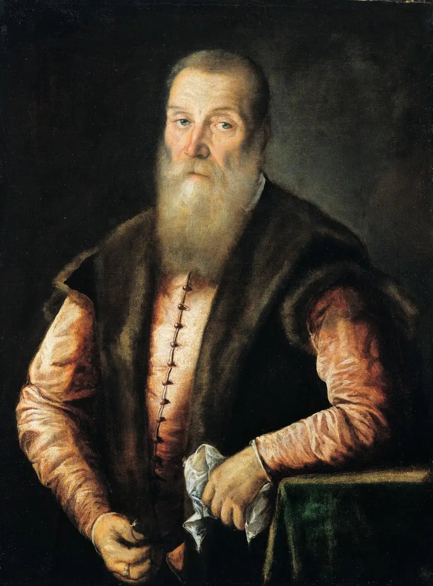 Portrait of a bearded man - Titian
