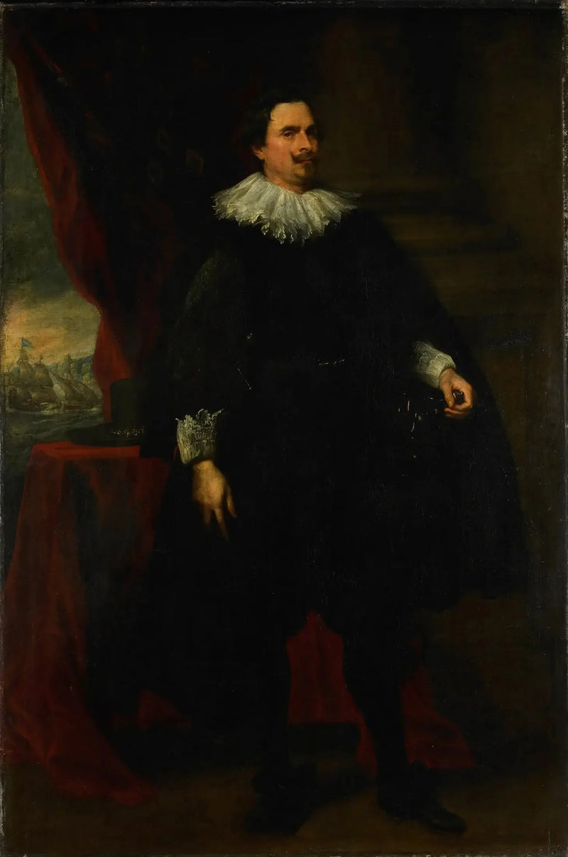 Portrait of a man from the van der Borght family, perhaps François van der Borght - Antoine van Dyck