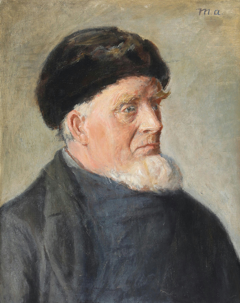 Portrait of a man from Skagen. -Michael Peter Ancher