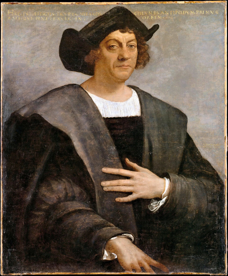 Portrait of a man, known as Christopher Columbus (born around 1446, died in 1506) - Sebastiano del Piombo