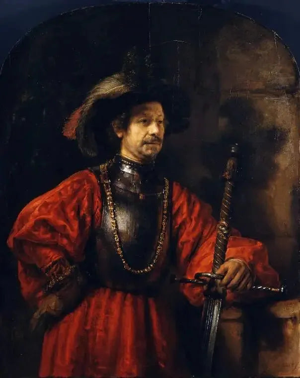 Portrait of a Man in Military Uniform - Rembrandt