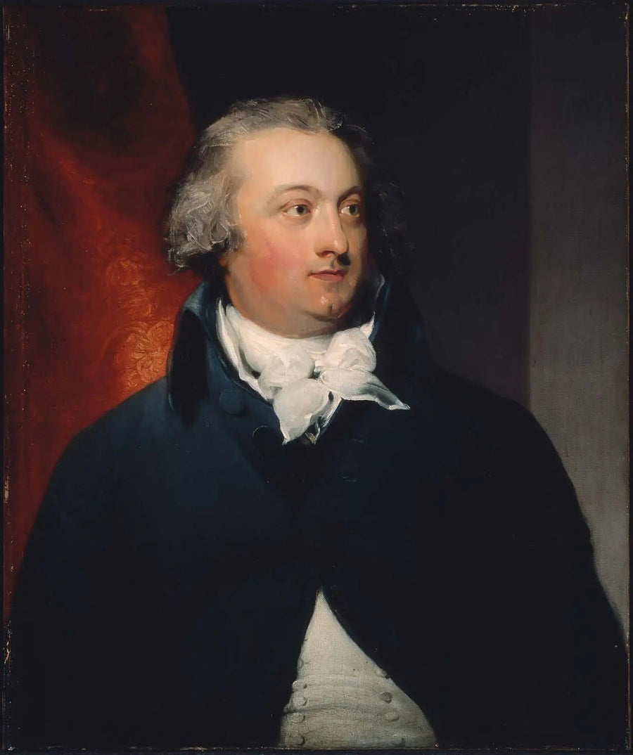 Portrait of a man in a blue coat - Thomas Lawrence