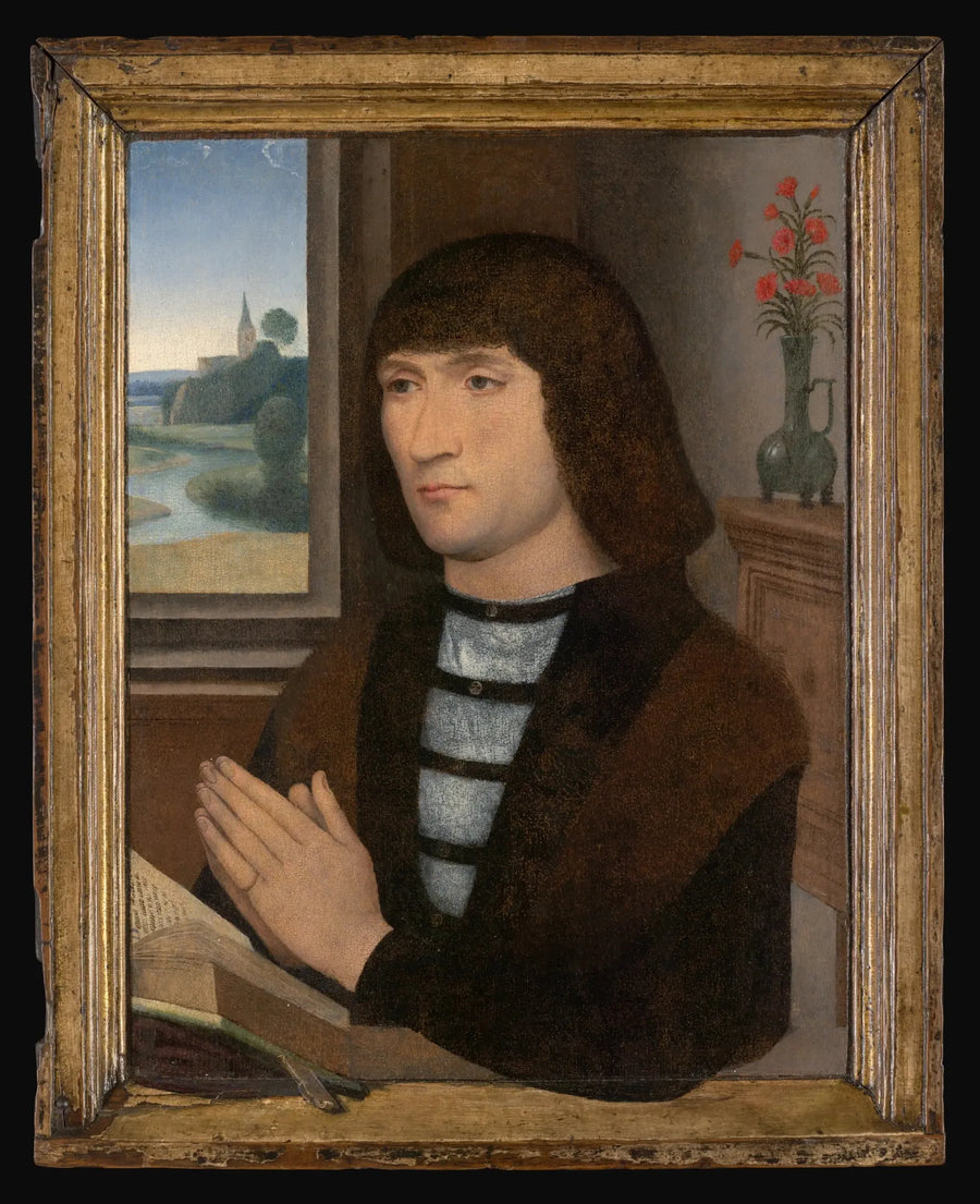 Portrait of a Man in Prayer - Hans Memling