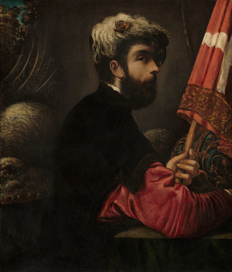 Portrait of a Man as Saint George - Jacopo Tintoretto