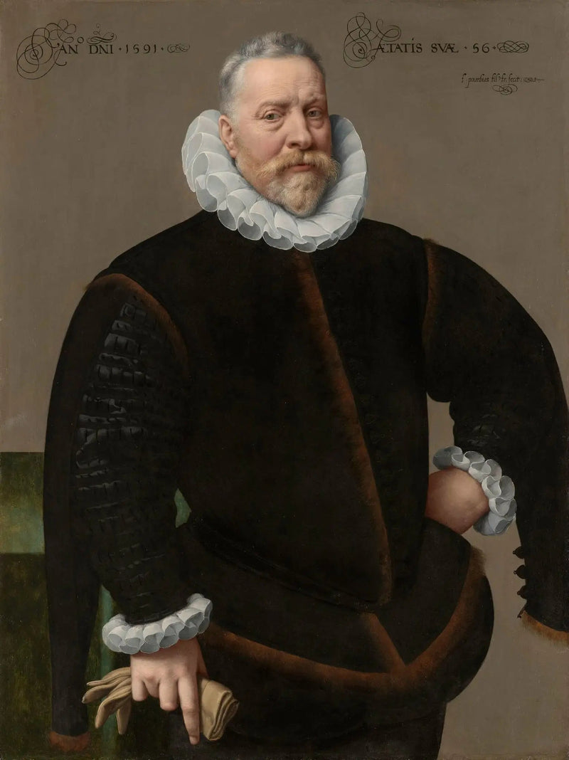 Portrait of an Unknown Man, aged 56 - Frans Pourbus the Younger