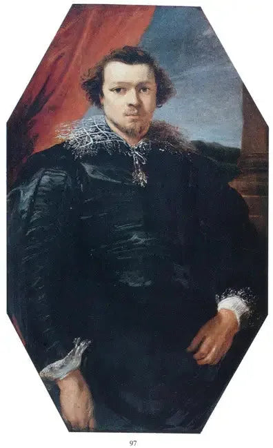 Portrait of an Unknown Man, formerly called Jasper de Charles de Nieuwenhove - Antoine van Dyck