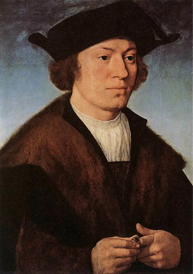 Portrait of a Man - Joos van Cleve