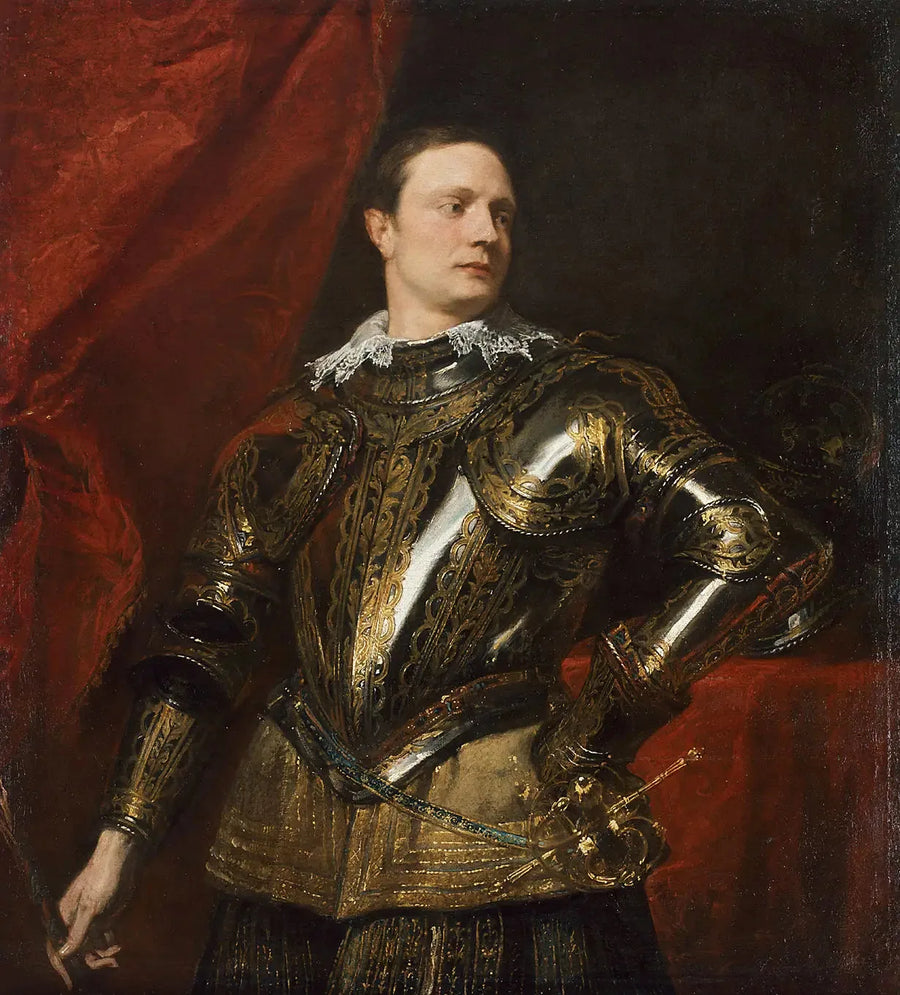 Portrait of a Young General - Antoine van Dyck