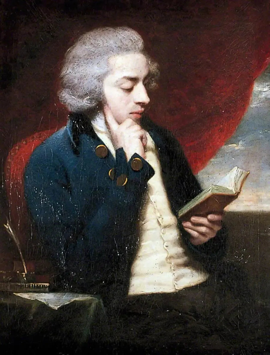 Portrait of a young gentleman reading (perhaps William Beckford) - Joshua Reynolds