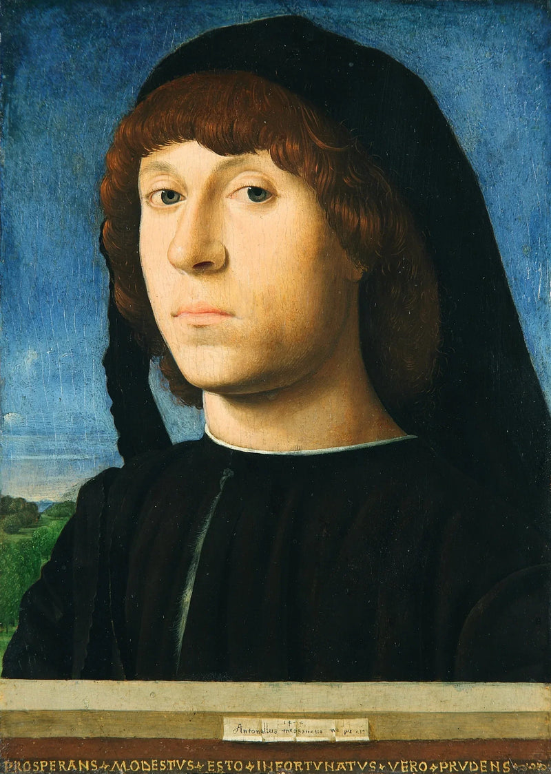 Portrait of a Young Man - Antonello da Messina