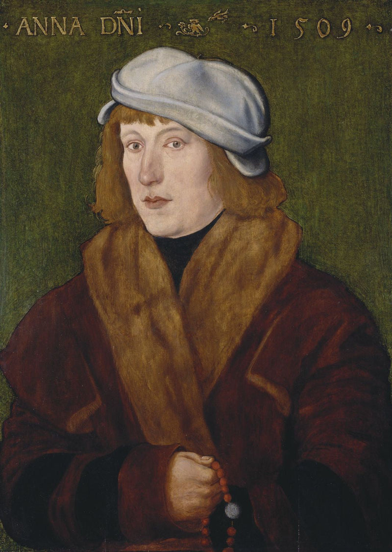 Portrait of a Young Man with a Rosary - Hans Baldung Grien