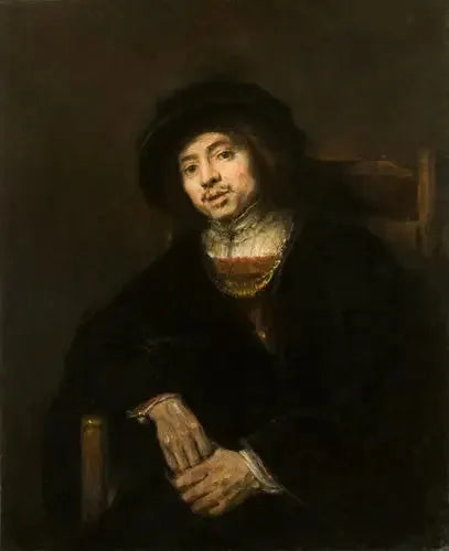 Portrait of a Young Man in a Armchair - Rembrandt