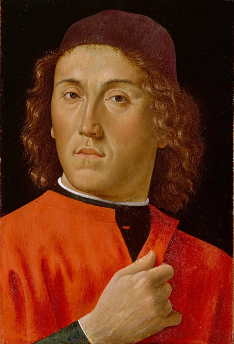 Portrait of a Young Man - Domenico Ghirlandaio