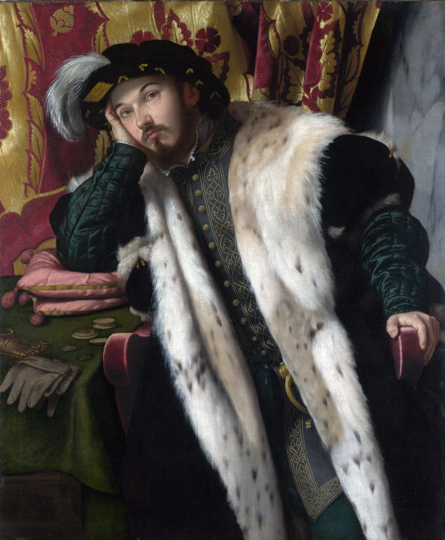 Portrait of a Young Man (Fortunato Martinengo Cesaresco ?) - Alessandro Bonvicino