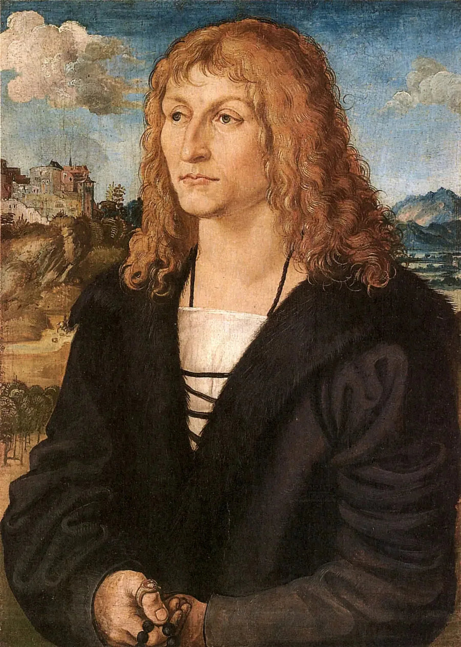 Portrait of a Young Man with a Close Shaved Beard - Lucas Cranach the Elder