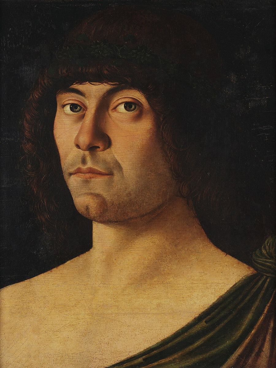 Portrait of a Young Man Dressed in Antique Style - Giovanni Bellini