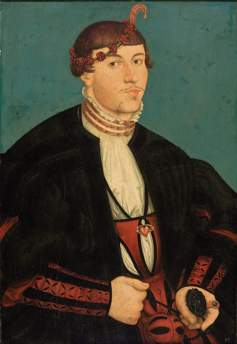 Portrait of a Young Noble from the Rava Family - Lucas Cranach the Elder