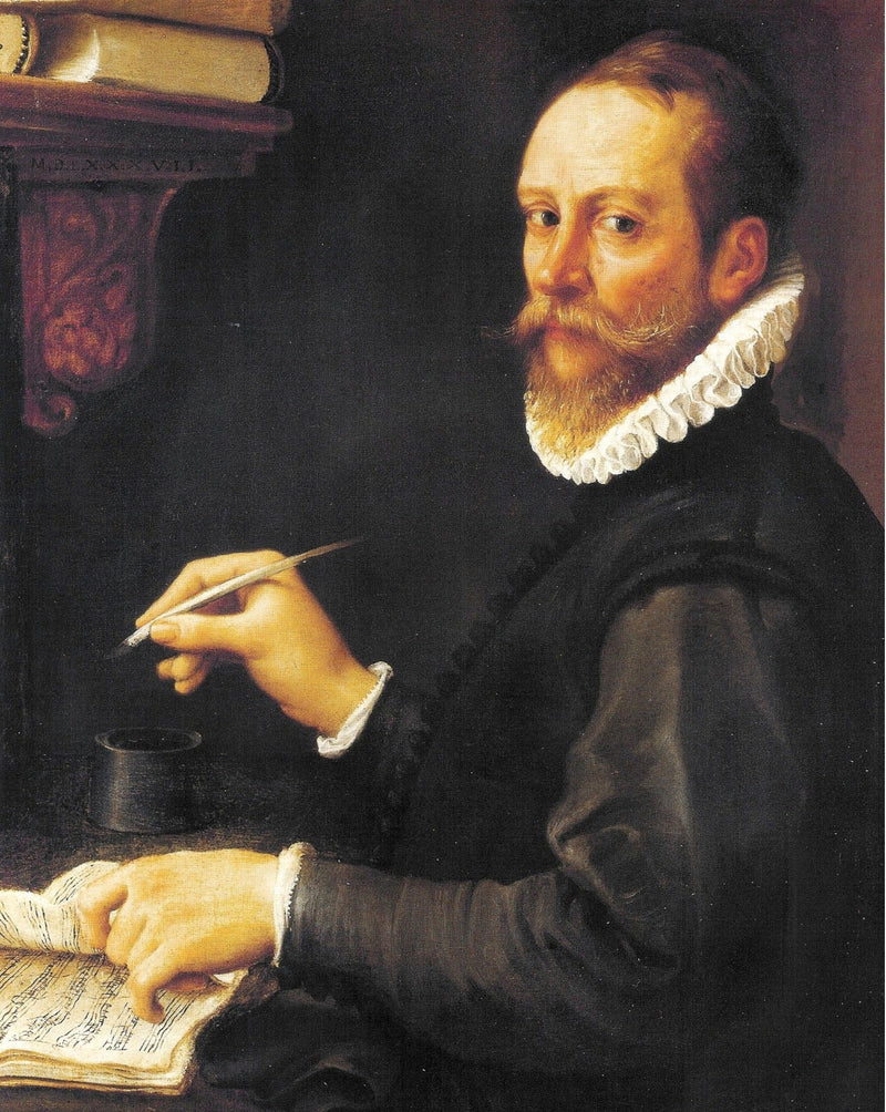 Portrait of a Musician (Presumed Portrait of Claudio Merulo) - Annibale Carracci