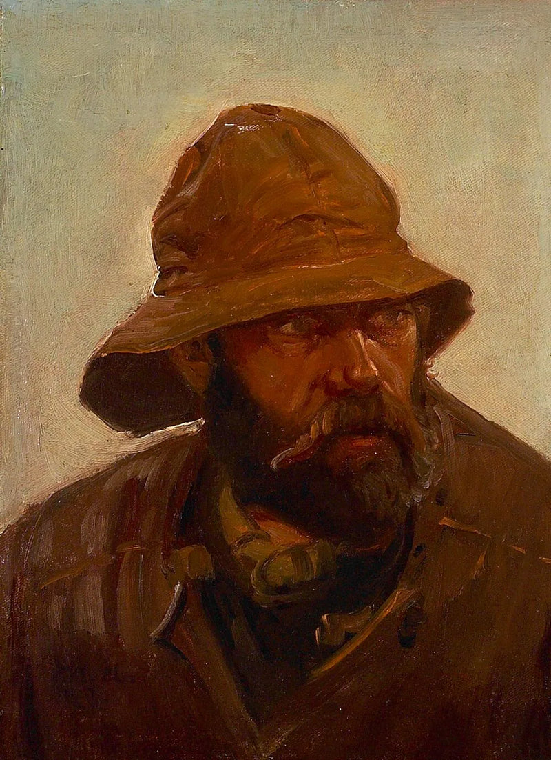 Portrait of a Fisherman (1902). - Michael Peter Ancher