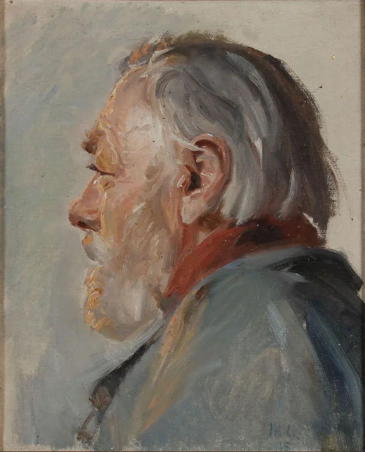 Portrait of a Fisherman (1915) - Michael Peter Ancher