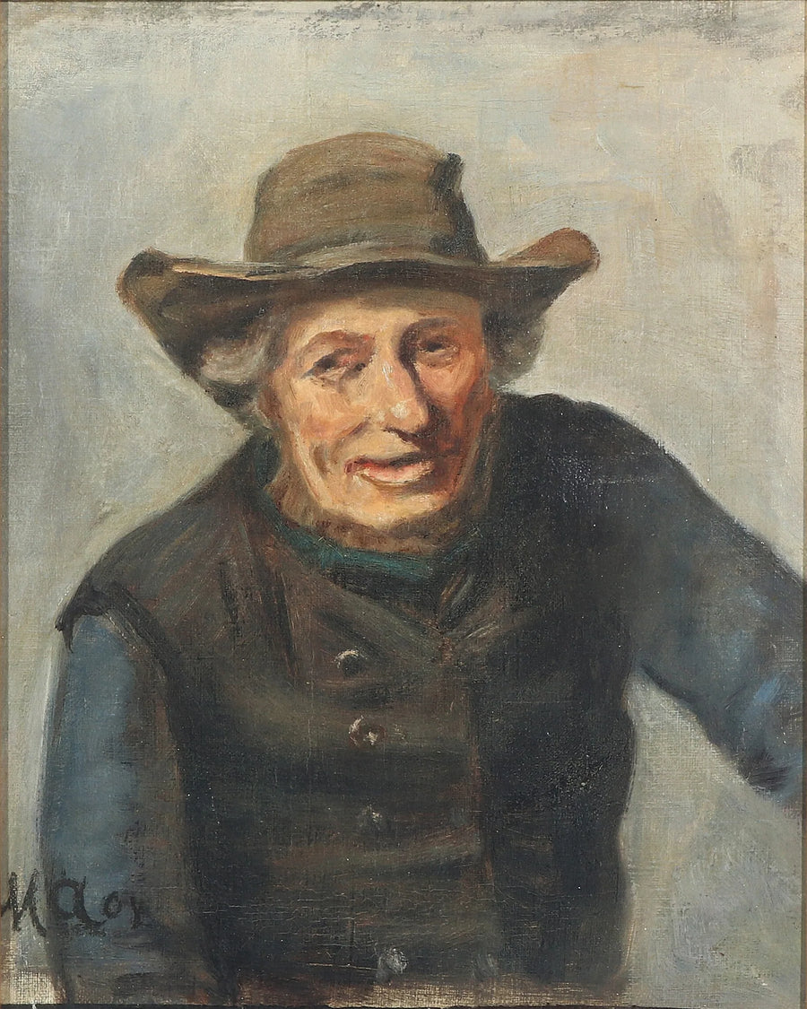 Portrait of a Fisherman - Michael Peter Ancher