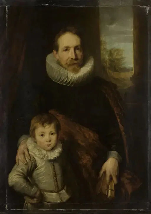 Portrait of a Father and Son - Antoine van Dyck