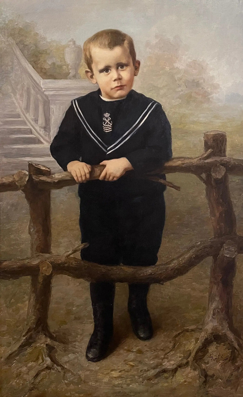 Portrait of a Little Boy - Piet Mondrian