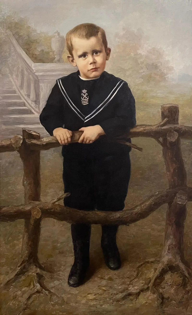 Portrait of a Little Boy - Piet Mondrian
