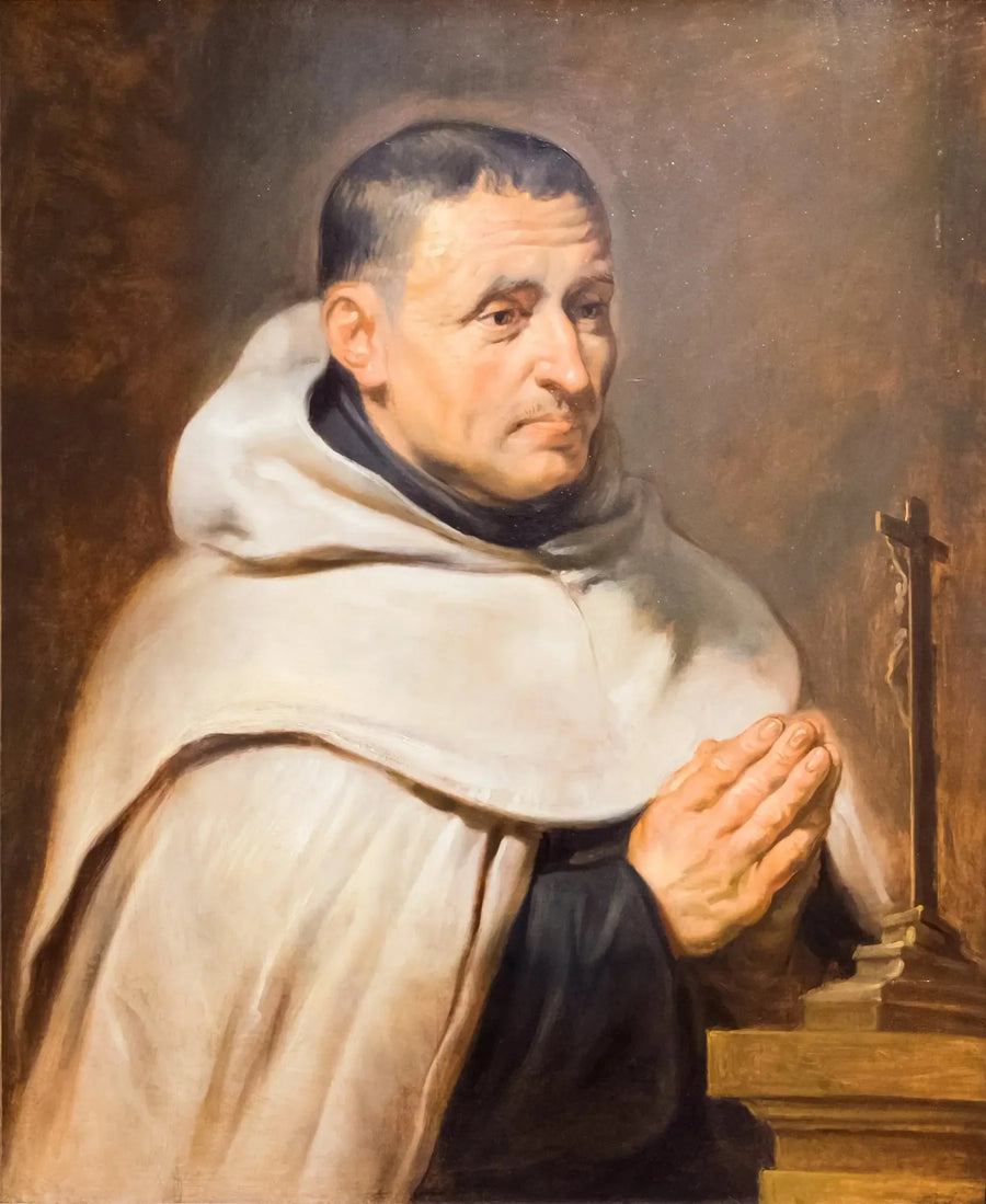 Portrait of a Carmelite Prior - Peter Paul Rubens