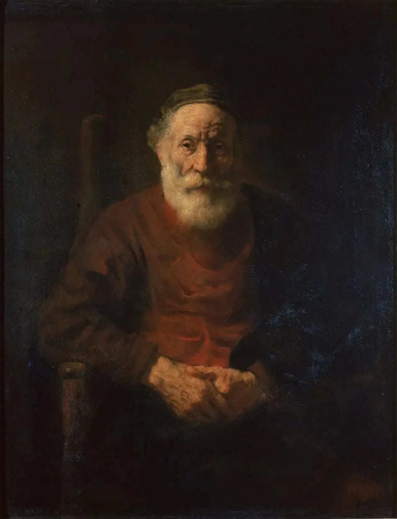 Portrait of an Old Man in Red by Rembrandt - Rembrandt
