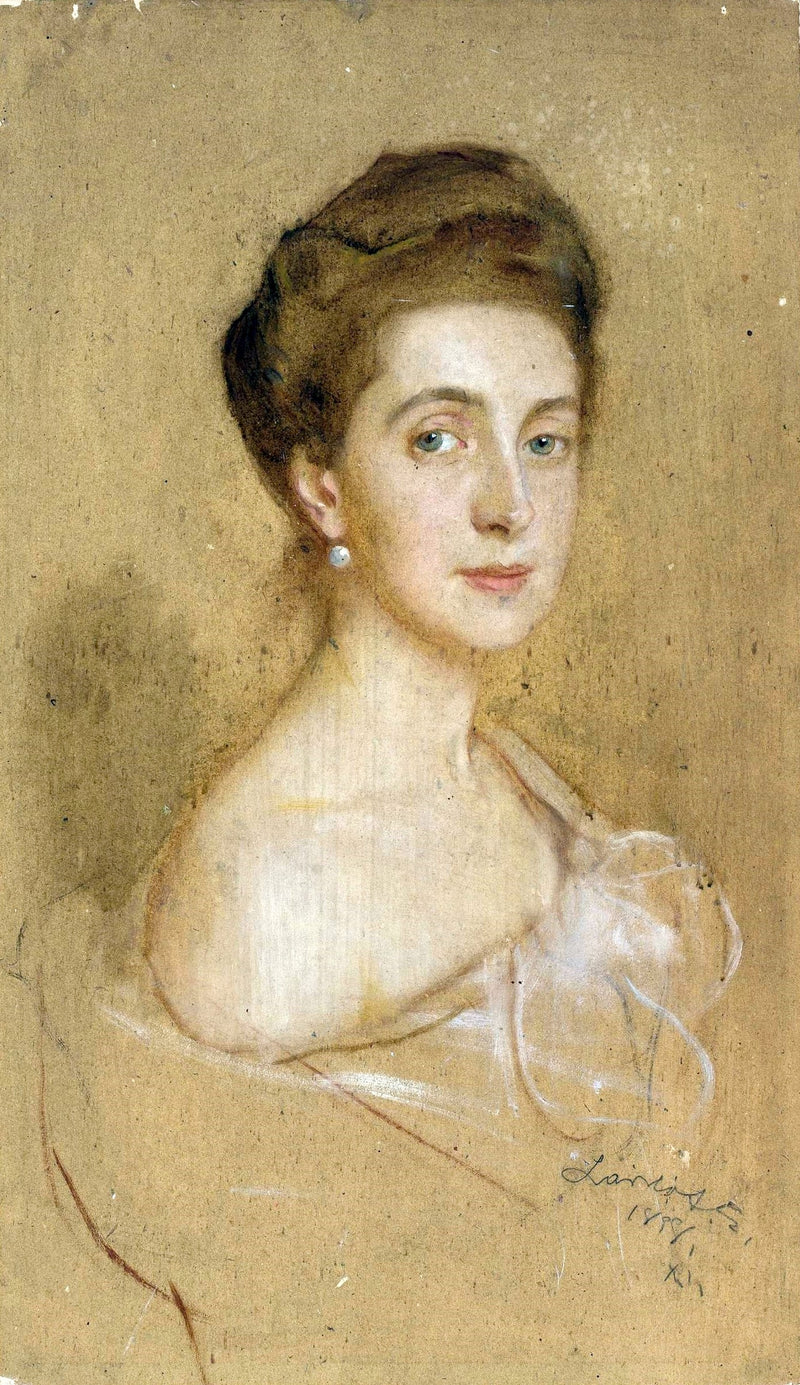 Portrait of a Lady with a Pearl - Philip de László