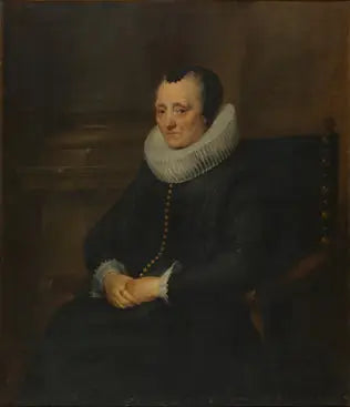 Portrait of an Elderly Lady - Antoine van Dyck