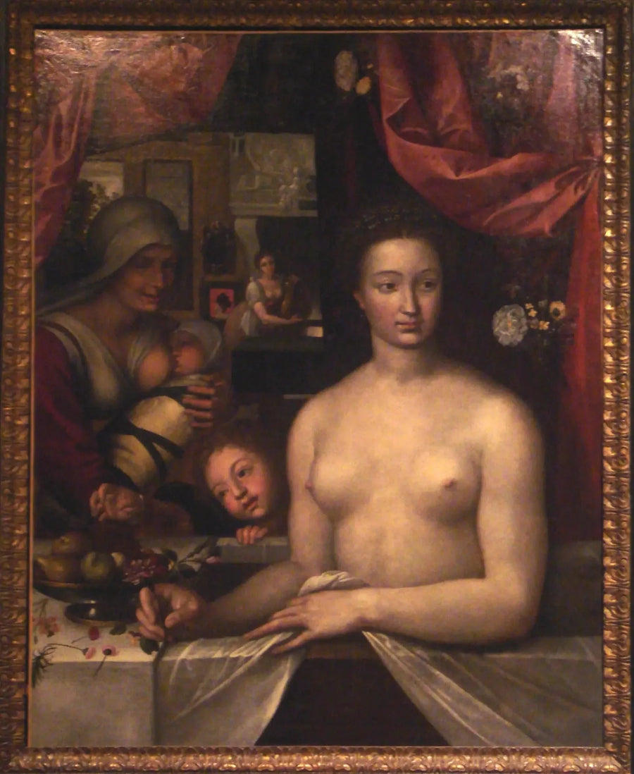Portrait of a Lady at the Bath - François Clouet