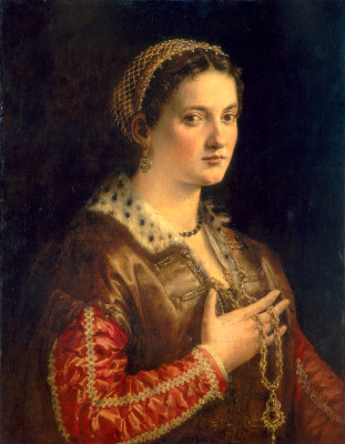 Portrait of a lady - Francesco Salviati
